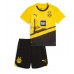 Borussia Dortmund Babykleding Thuisshirt Kinderen 2023-24 Korte Mouwen (+ korte broeken)